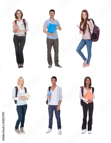 Photo: Multi Racial Of Group Of Students Multi Racial Of Group Of Students