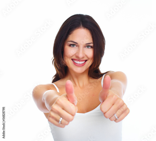 Photo: Young happy woman. Young happy woman.