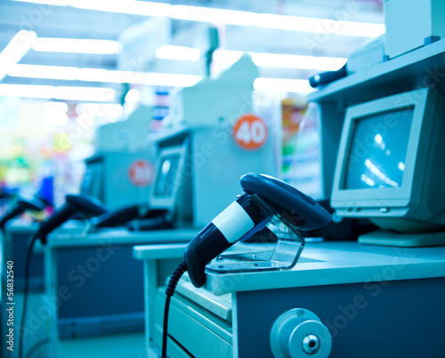 Photo: Checkout counter Checkout counter