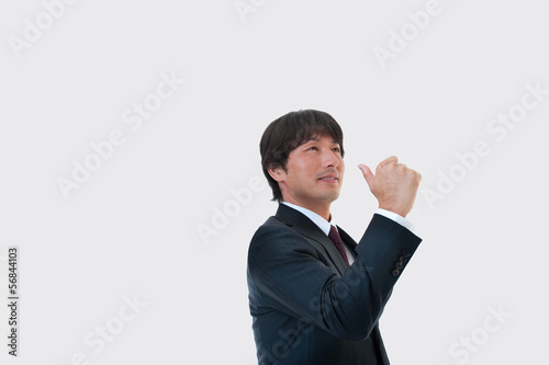 Photo: ガッツポーズの男性 ガッツポーズの男性