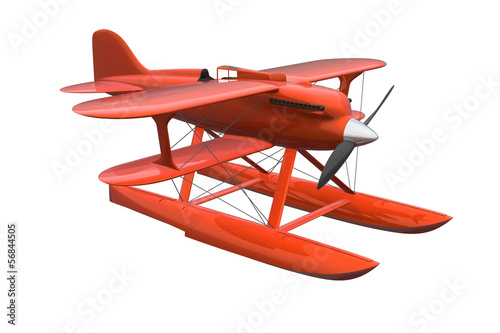 Illustration: Retro Float Plane Retro Float Plane