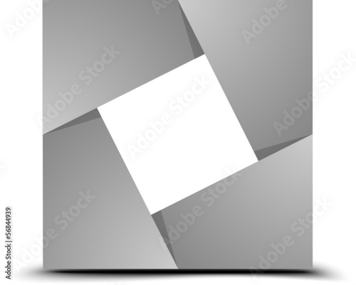 Illustration: Quodragon folded figure Quodragon folded figure