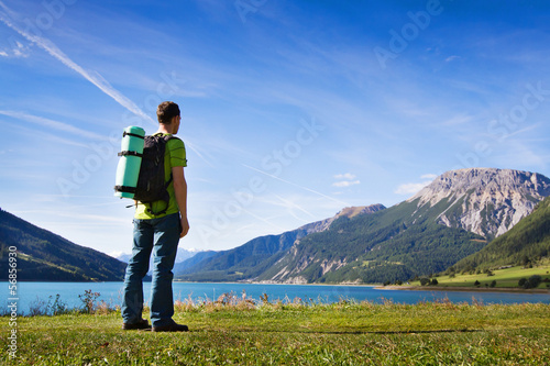 Photo: ready to travel, backpacker - photo with place for the text ready to travel, backpacker - photo with place for the text