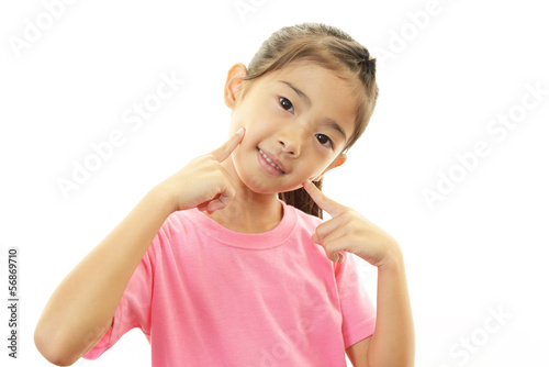 Photo: 笑顔の女の子 笑顔の女の子