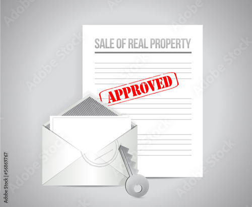Illustration: sale of real property illustration design sale of real property illustration design