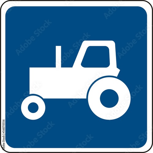 Vector: panneau tracteur panneau tracteur