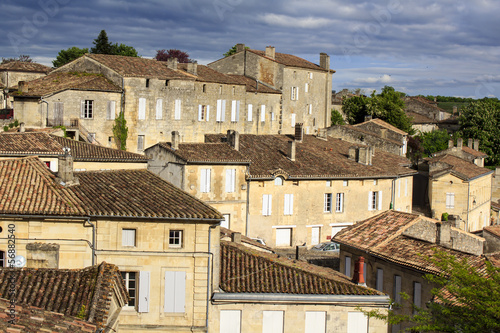 Photo: Roofs of Saint-Emilion village, France Roofs of Saint-Emilion village, France