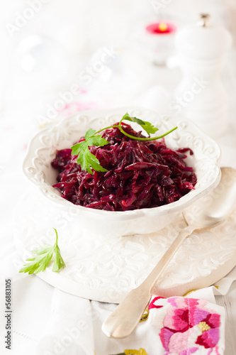 Photo: Braised red cabbage Braised red cabbage
