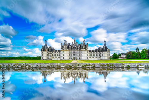 Photo: Chateau de Chambord, Unesco french castle. Loire, France Chateau de Chambord, Unesco french castle. Loire, France