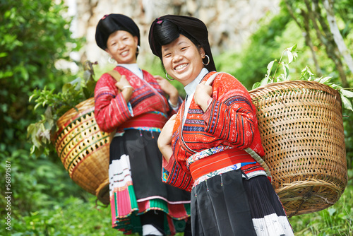 Photo: smiling chinese minority woman Yao smiling chinese minority woman Yao