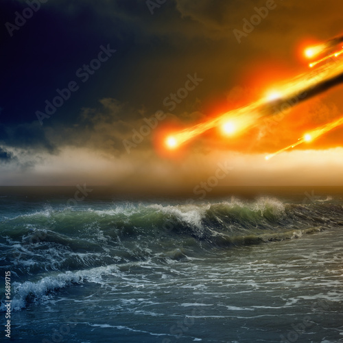 Illustration: Asteroid impact Asteroid impact