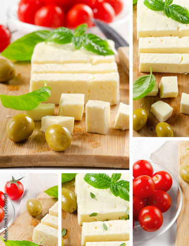 Photo: Collage with cheese Collage with cheese