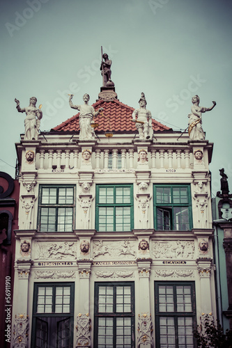 Photo: Old houses in Gdansk, Poland Old houses in Gdansk, Poland