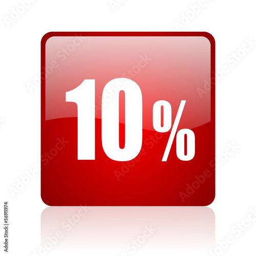 Illustration: 10 percent icon 10 percent icon