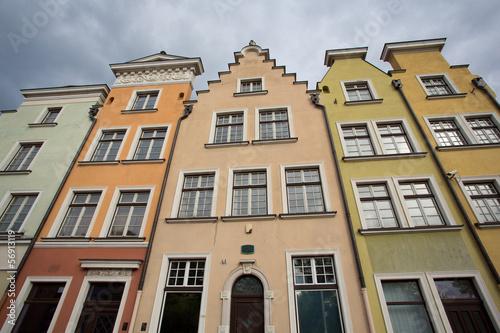 Photo: Old houses in Gdansk, Poland Old houses in Gdansk, Poland