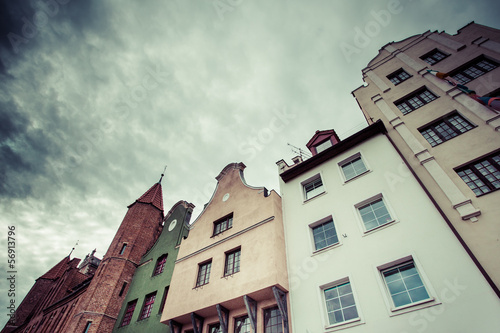 Photo: Old houses in Gdansk, Poland Old houses in Gdansk, Poland