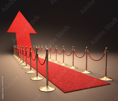 Illustration: Rising fame. Your text next to the arrow. Rising fame. Your text next to the arrow.
