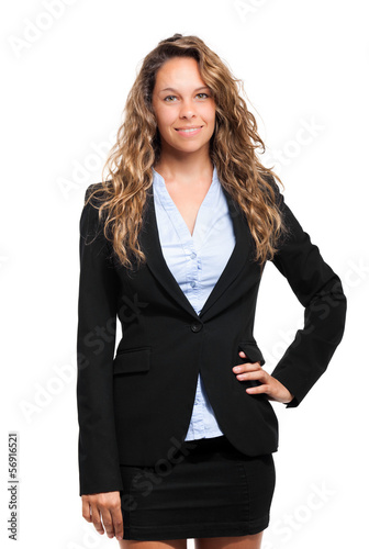 Photo: Smiling businesswoman portrait Smiling businesswoman portrait