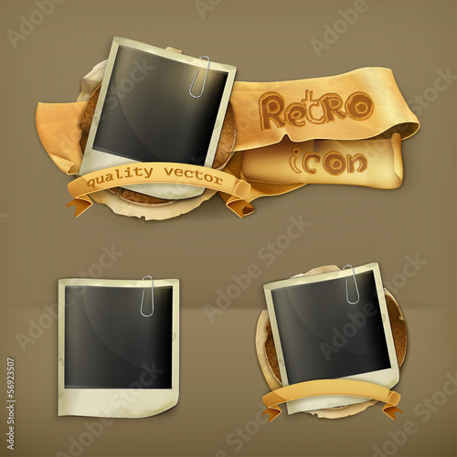 Vector: Photo frame icon Photo frame icon
