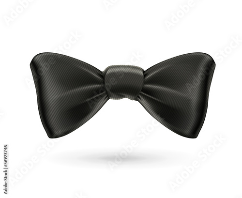 Vector: Bow tie, black Bow tie, black