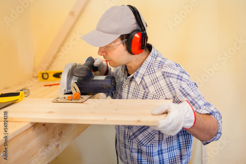 Photo: Carpenter at work Carpenter at work