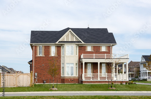 Photo: Modern Home in Suburbs Modern Home in Suburbs