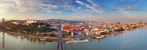 Photo: Bratislava panorama - Slovakia Bratislava panorama - Slovakia