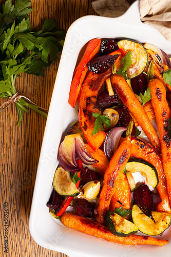Photo: Roasted vegetables Roasted vegetables