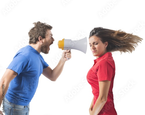 Photo: Bickering couple Bickering couple