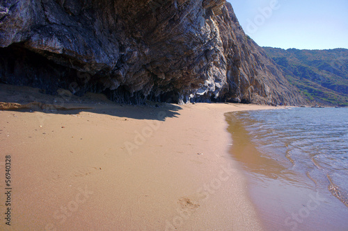 Photo: rocky cliff on island Zakynthos, Greece rocky cliff on island Zakynthos, Greece