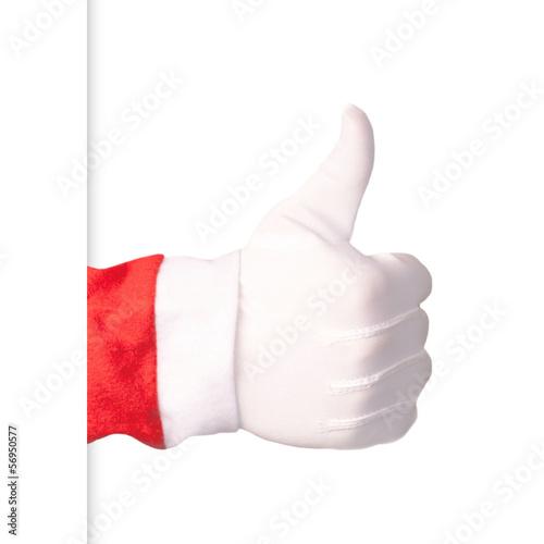 Photo: Santa Claus showing thumbs up Santa Claus showing thumbs up