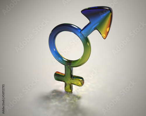 Illustration: transgender symbol transgender symbol