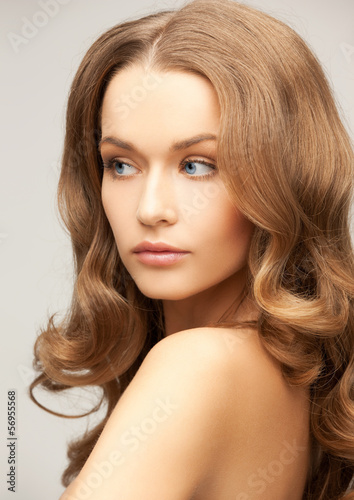 Photo: beautiful woman with long hair beautiful woman with long hair