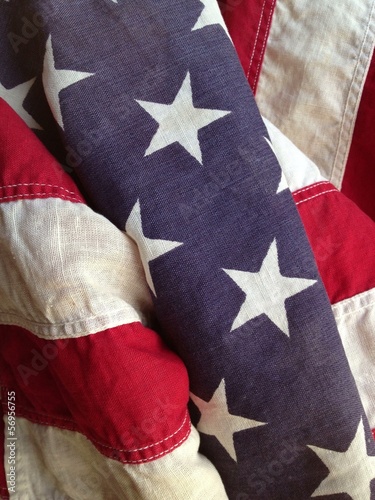 Instant Collection: detail of American flag detail of American flag