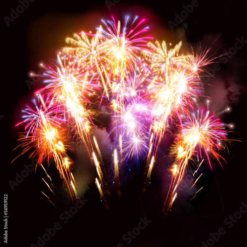 Photo: Beautiful Fireworks Display Beautiful Fireworks Display