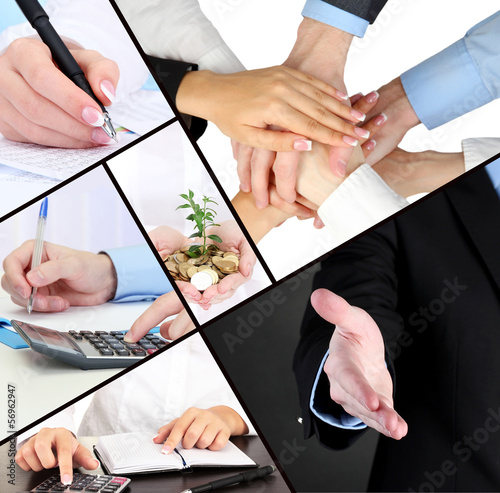 Photo: Business collage Business collage
