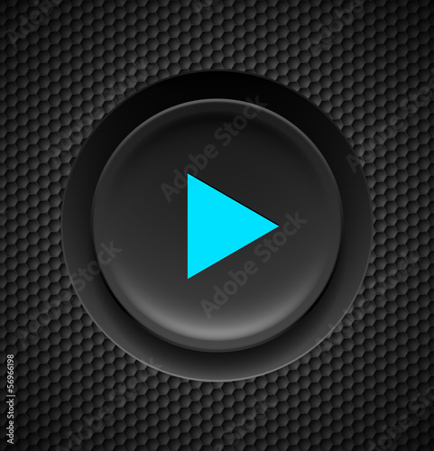 Vector: Play button. Play button.