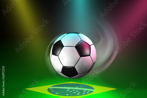 Illustration: Fussball Brasilien 2014 B Fussball Brasilien 2014 B