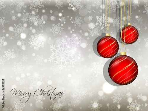 Vector: Christmas baubles Christmas baubles