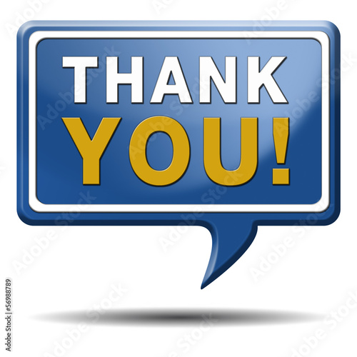 Illustration: thank you note thank you note