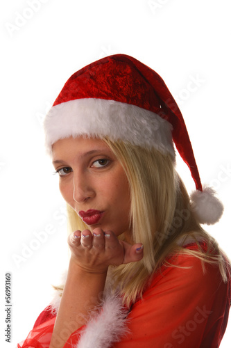 Photo: Weihnachtsfrau, isoliert Weihnachtsfrau, isoliert