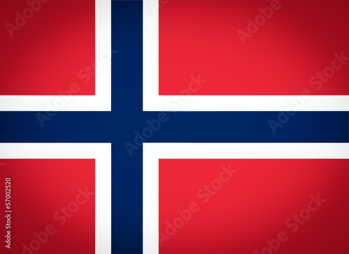 Illustration: Flag of Norway vignetted Flag of Norway vignetted