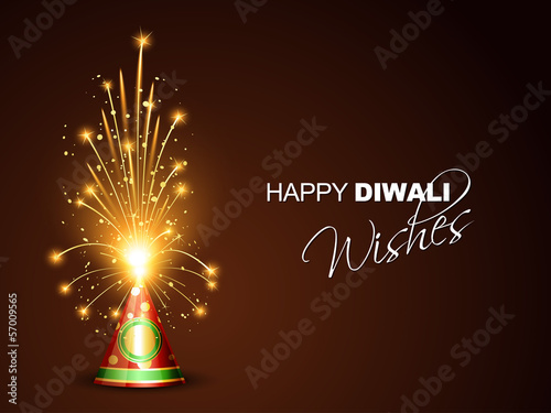 Vector: happy diwali greeting happy diwali greeting
