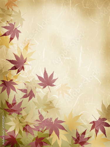 Illustration: レトロな紅葉 レトロな紅葉