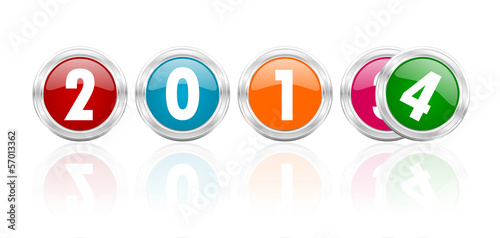 Illustration: 2014 new year 2014 new year