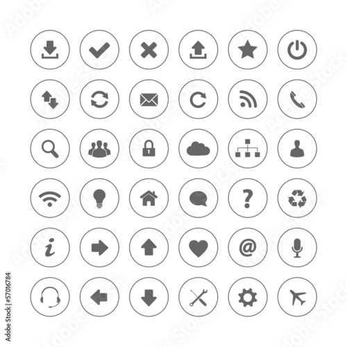 Vector: Web icons Web icons