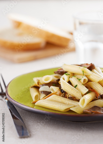 Photo: Yellow foot and red pine mushroom pasta Yellow foot and red pine mushroom pasta