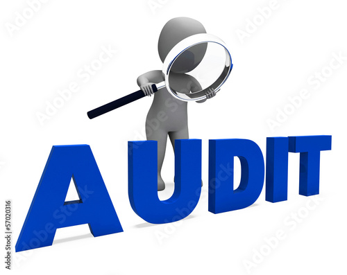 Illustration: Audit Character Means Validation Auditor Or Scrutiny. Audit Character Means Validation Auditor Or Scrutiny.