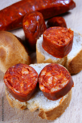 Photo: chorizo casero chorizo casero