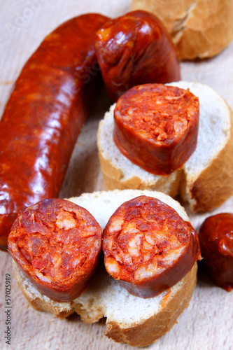Photo: chorizo casero chorizo casero